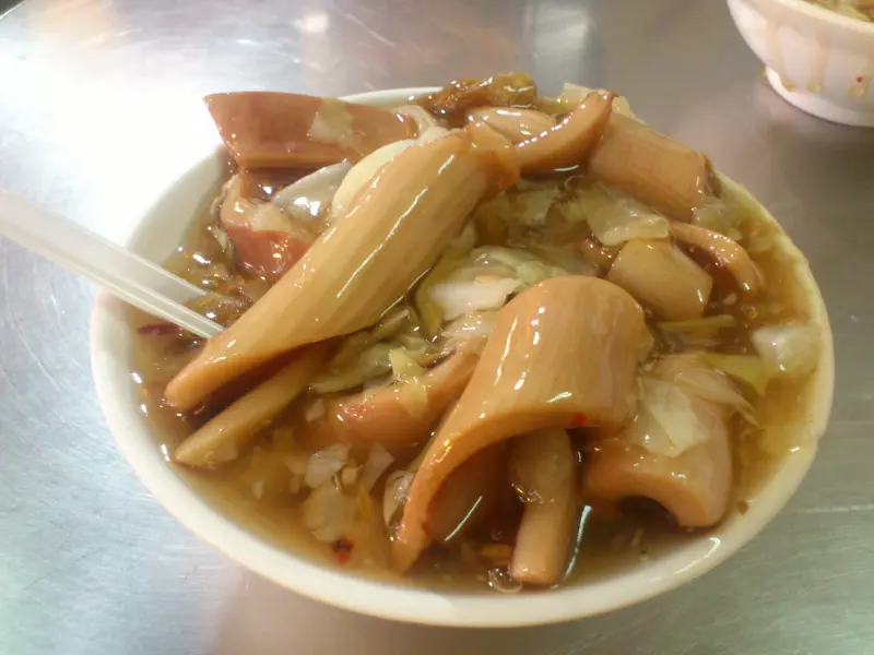 板橋在地小吃美食--高家生炒魷魚