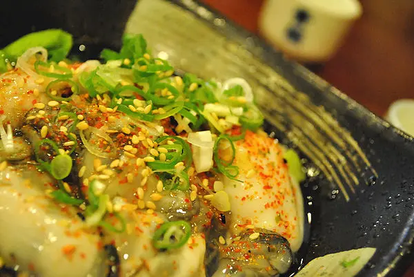 【汐止】八丼餚。讓人允指回味的醋生蚵        
      