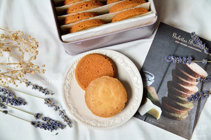 珠寶盒:奶油布列酥餅餅乾- Banbi 斑比美食旅遊