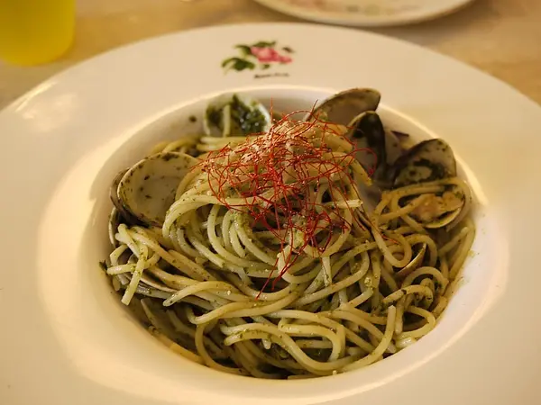 2013♥PASTA #13[三峽]古典玫瑰園～松子青醬蛤蠣義大利麵（北大店）