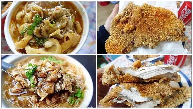 《樹林美食/小姑食記》樹林火車站銅板美食，必吃炸雞排丶全年無休的手工麵線及24小時營業兩丿麵線大集合！