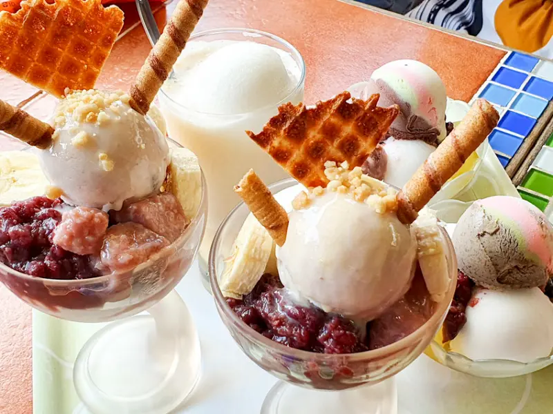 【旗山老街】常美冰店 古早味香蕉清冰 透心涼的消暑