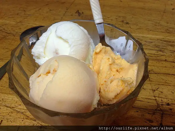 台中．吃水果也吃冰的手工冰淇淋@成美豐仁冰