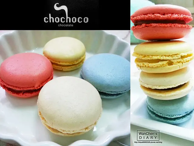 [試吃] 甜點時間 chochoco 情人節限定 巧克力馬卡龍 超可愛