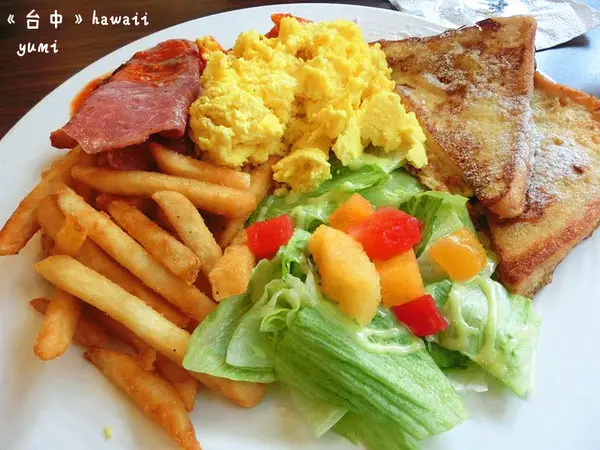 【台中食記-北區】早午餐新選擇~濃濃夏威夷風情 @Hawaii51夏威夷美式餐廳              