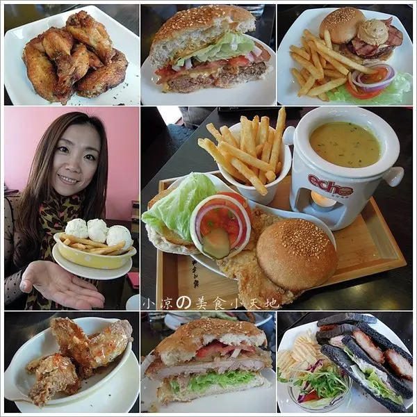 『台中。北區』只熔你口不熔你手一堡三吃─艾可先生美式漢堡(健行店)