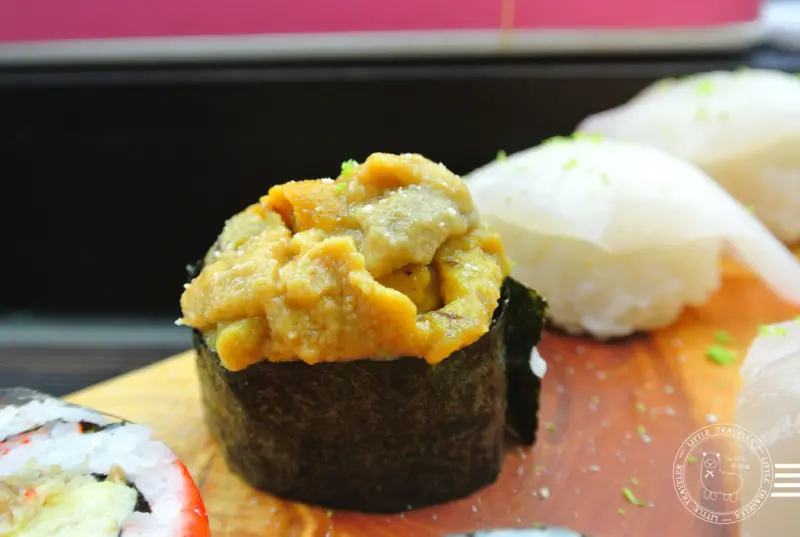 台中 北屯區。二訪丸億阿豪生魚片-澎湖海膽季來囉!!!