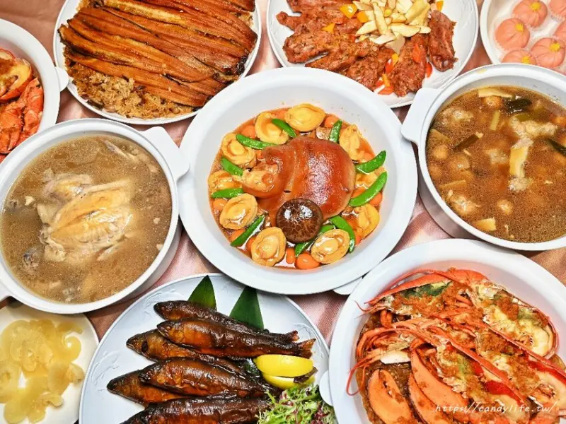 新天地熟食年菜推薦，除夕當天取貨不用加熱直接吃，台中一次三個取貨點，現在訂購還有早鳥優惠呢