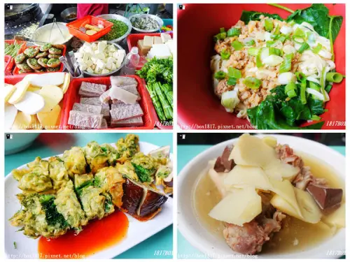 【台中。北屯】大坑豬頭三。超人氣小吃。炸物。大骨焢。竹筍湯。大坑排隊小吃店