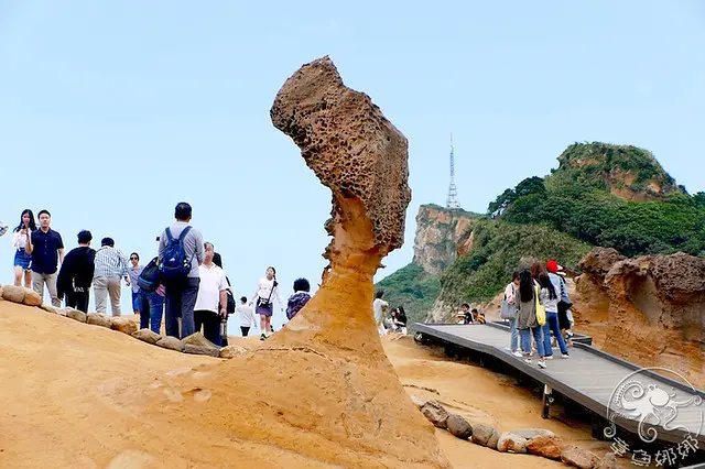 新北親子景點【野柳地質公園】女王頭、薑石、金錢豹多種奇特岩石，大自然賞賜的珍貴禮物，特殊海蝕風化地層，世界奇觀之一！