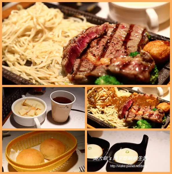 『食記』台中市．逢甲大學．逢甲夜市．赤鬼牛排 逢甲店(平價牛排)