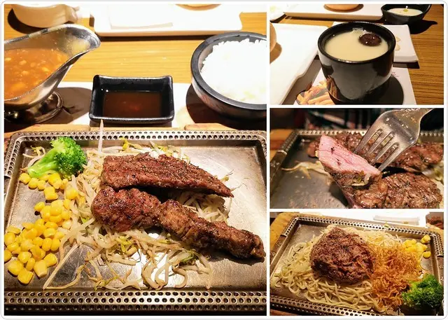 【台中逢甲美食】赤鬼炙燒牛排(逢甲店)，無骨牛小排軟嫩有嚼勁，自助吧湯品、飲料可免費無限續！