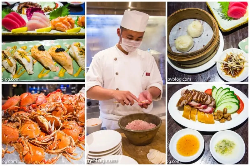 【台北美食】台北Buffet自助餐廳｜台北君悅酒店凱菲屋～台北吃到飽餐廳推薦，10大主題餐點區塊、多達160道經典佳餚