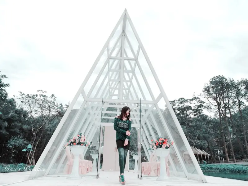 【桃園景點】富田花園農場-夢幻水晶教堂、IG打卡景點，可近距離與多種動物接觸，親子共遊好去處