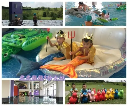 『桃園親子飯店』化身悠游的美人魚住房專案~夏天打水仗x冬天泡美人湯||南方莊園|| 療癒系跳跳馬陪你玩草皮!