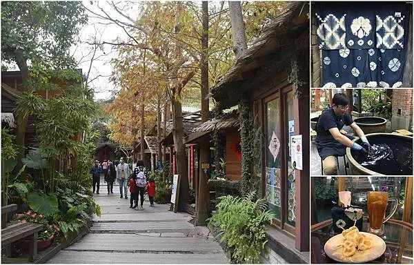 【三義景點】卓也小屋景觀餐廳 山裡的穀倉小村莊 親子情侶藍染DIY體驗超好玩