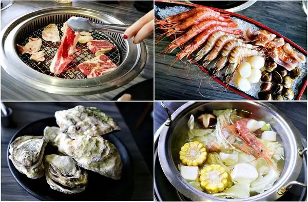 [台北大安]好客海鮮炭火燒肉吃喝到飽(台北忠孝店)|多種價位方案任你選，好海派燒烤+火鍋兩吃($858+10%)|近捷運忠孝復興站(愛評體驗券)