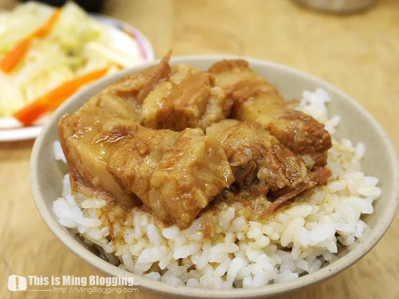 【台北北投│食記】台南滷三塊～油滋滋的五花肉飯！