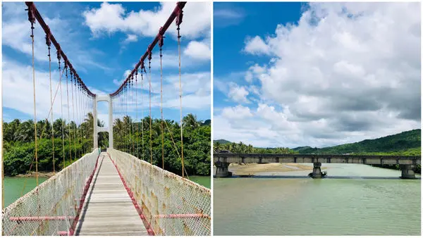 屏東.滿州-港口吊橋，絕美的海景吊橋，溼地公園生態豐富，還有吊橋旁的牛肉麵店，這小店也太美味了吧!