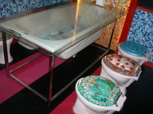 便所主題餐廳(西門店)~以馬桶當食器,噱頭十足~~