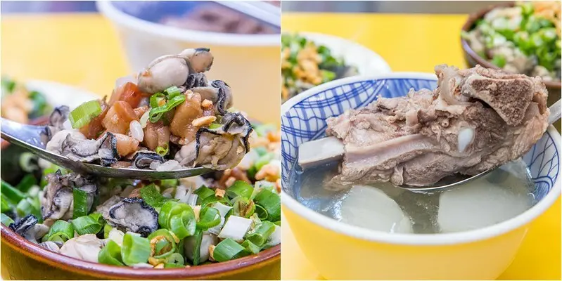 【台北捷運美食】【龍山寺站美食】阿義魯肉飯.五十年老店新創意.蚵仔魯肉蓋飯.華西街兩大美食完美結合.排骨湯意外很可以