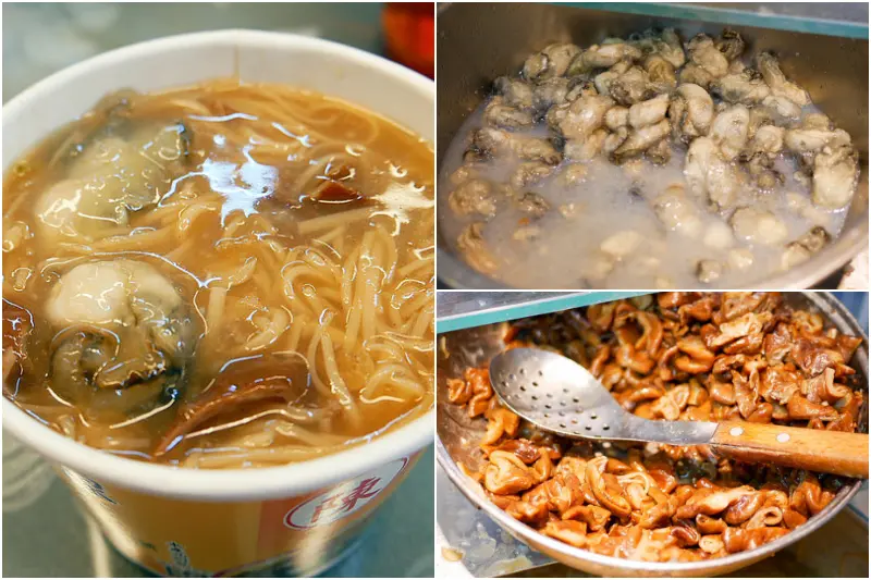 萬華這間麵線一定要吃!鮮蚵大到誇張，大腸也滷的入味，一大早就排隊的美味早餐