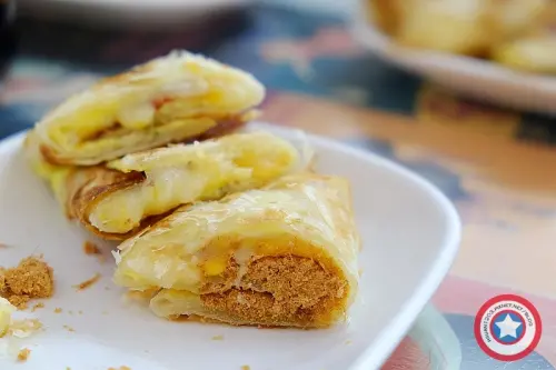 台北內湖。巴士蛋餅