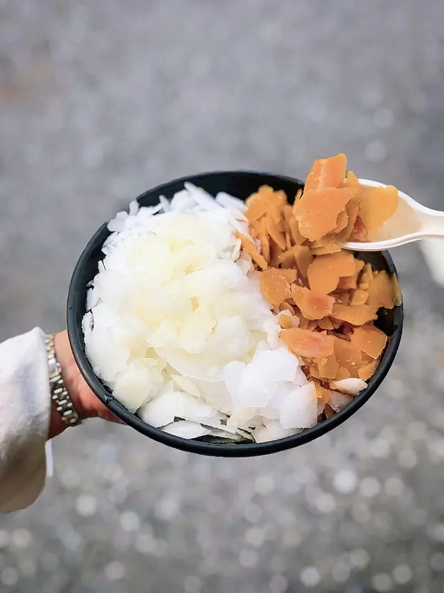 【新北冰品甜品】嘉義紅心粉圓蘆洲店：一碗雪片冰二種滿足「雪片黑糖冰、雪片檸檬冰」