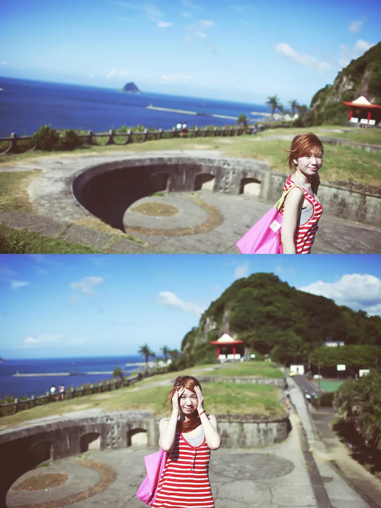 七月銀鹽週記＃小狗很美的觀音海邊＃大安光華社區＃風和日麗基隆白米甕砲台＃肉腳單車日記