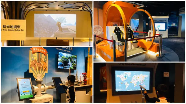 圓圓家出去玩-<苗栗公館>台灣油礦陳列館，互動式採礦遊戲、搭乘時空地纜車，苗栗免費室內親子景點