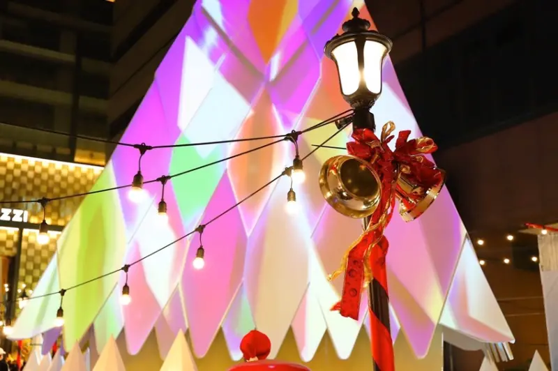 台南聖誕節拍照景點-新光三越台南西門店：光影耶誕.冬遊西門｜展覽期間2019.11.07-2020.01.05｜不專業開箱實測夜拍比較：canon全片幅單眼相機6D2+24-70mm f4鏡.cano