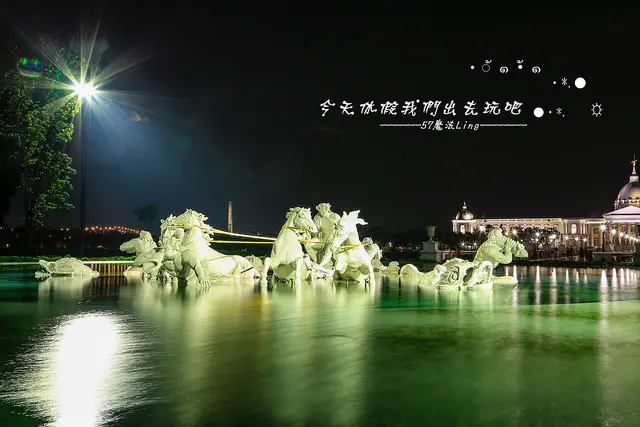 [ 台南⊙仁德]奇美博物館。讓人有置身國外的錯覺。宮廷風格建築夜拍之美。