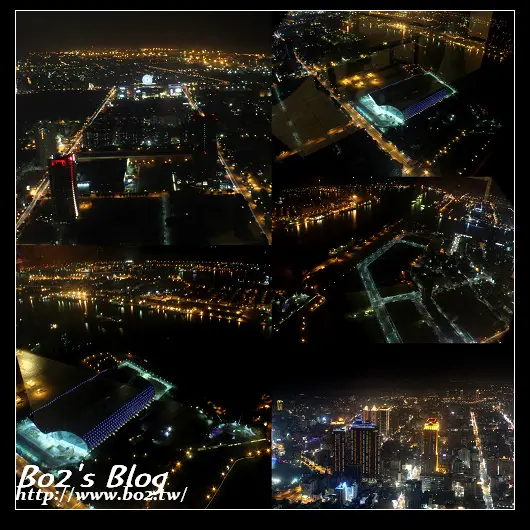 
高雄.前金-高雄85大樓74樓觀景台360度環繞夜景
