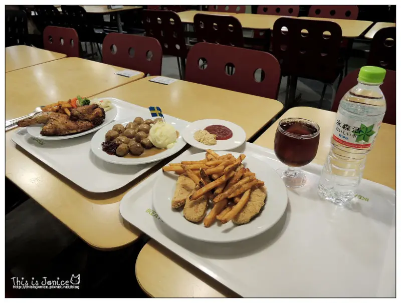 食記° 高雄 - 【 IKEA餐廳 】瑞典烤肉丸，烤半雞，薯條與雞柳條