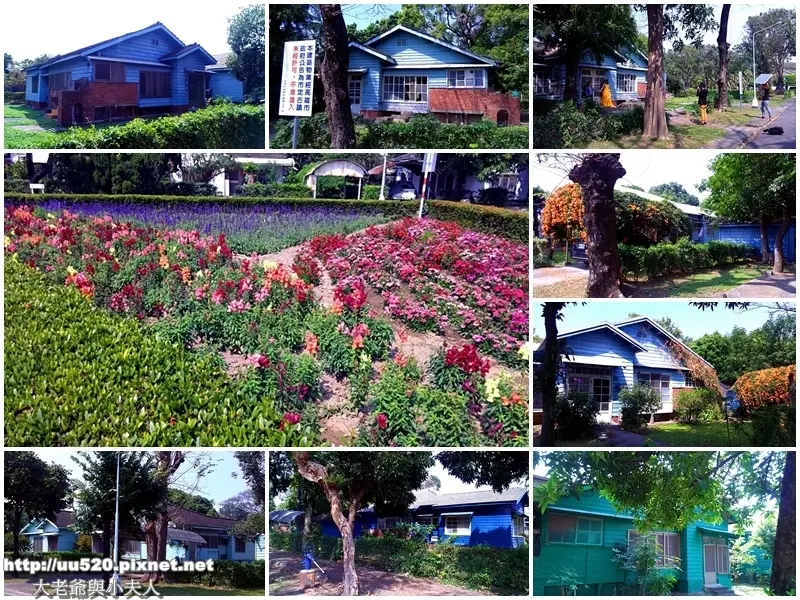 《宏南社區》高雄市定古蹟藍綠色系彩色屋婚紗景點宏南社區