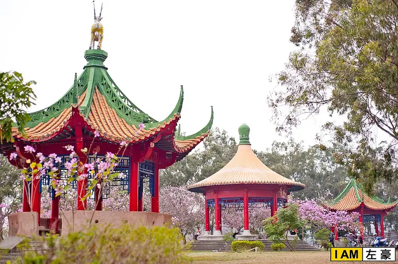 [旅遊] 高雄。澄清湖之三亭攬勝(春花綻放)