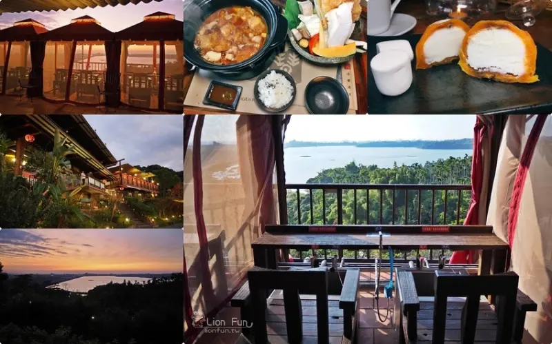 嘉義景觀餐廳｜清豐濤月。嘉義唯一擁有景觀泡腳區的餐廳，眺望仁義潭！