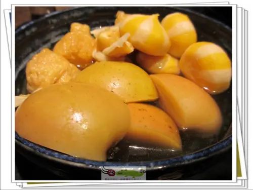 ※食記※「太鼓判」的蘋果關東煮，串燒比較貴不要胡亂點呀！