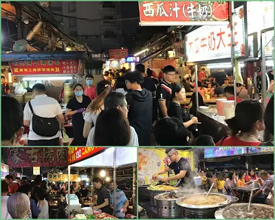 高雄美食集散地[瑞豐夜市]，假日人擠人、熱鬧有餘，也會擔心安全性
