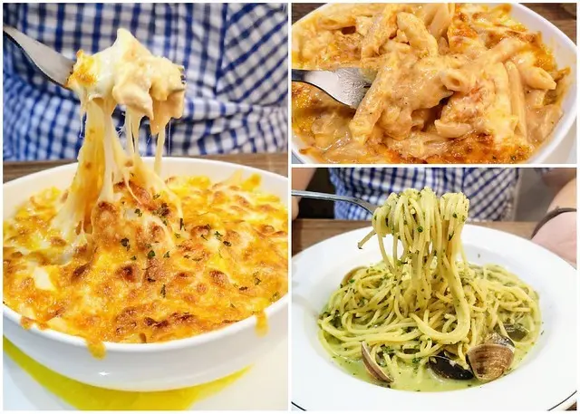 【新北淡水美食】吃(ㄔㄨ)呼義料，平價又美味的義大利麵，還有飲料、玉米濃湯可無限續!