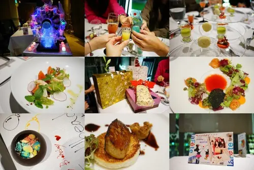 台中美食~法月當代法式料理 法月開幕11週年慶 香煎路奇鴨肝只要加價111元 還有愛情摩天輪和炸彈甜點秀 快來享受油潤肥美的鴨肝饗宴