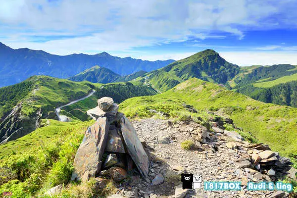 【南投。仁愛】克難關。哈哈山。石門北峰。合歡山。坐看山中壯麗的風起雲湧