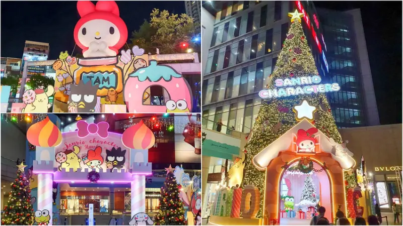 【2020浪漫聖誕樹】漢神巨蛋 16米高的三麗鷗聖誕樹屋 一起來森林聖誕樂園玩