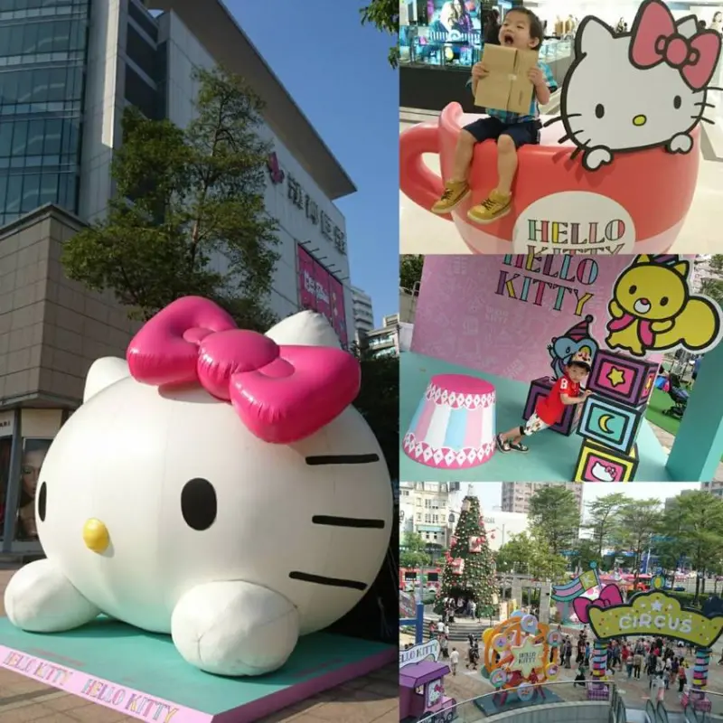 高雄漢神巨蛋~粉紅可愛教主Kitty正式登場~各式各樣粉嫩場景~太夢幻太甜蜜太好拍啦~              