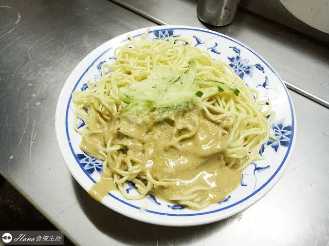 【台北中山】福德涼麵 | 24小時人氣宵夜排隊店 口味偏甜的涼麵&炸醬涼麵  大推三合一味噌湯
