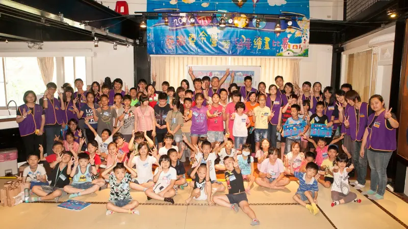 緣道觀音廟邀請新北家扶孩童 　Fun暑假「藝」起玩 「赤子童心藝術夏令營暨兒童繪畫比賽」揮灑無限創意