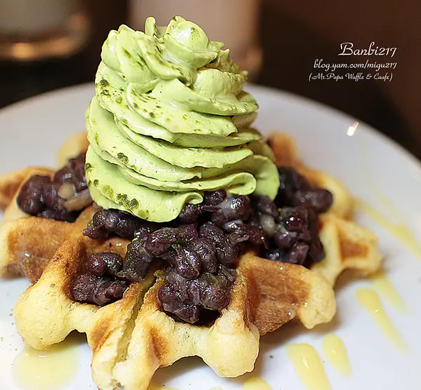 MR.PAPA WAFFLE&CAFE 檸檬塔,蘋果派,宇治金時,烤棉花糖變成了比利時鬆餅[邀約](下午茶,永春捷運站)