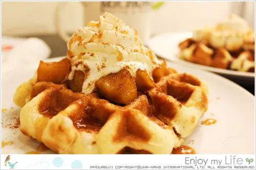 ❤【食】N訪「MR.PAPA比利時鬆餅專賣店」–品嘗秋季新品蘋果派、炙燒棉花糖鬆餅！