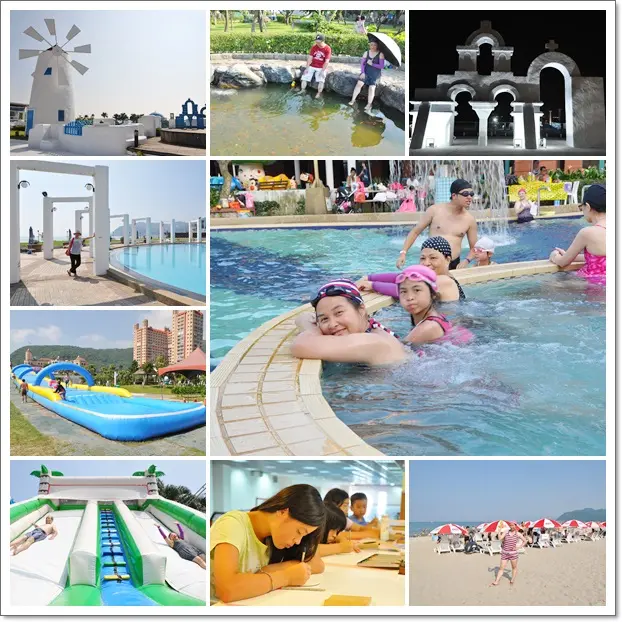 ❤新北市。翡翠灣夏日樂園，新北萬里~北海岸最好玩的水上樂園