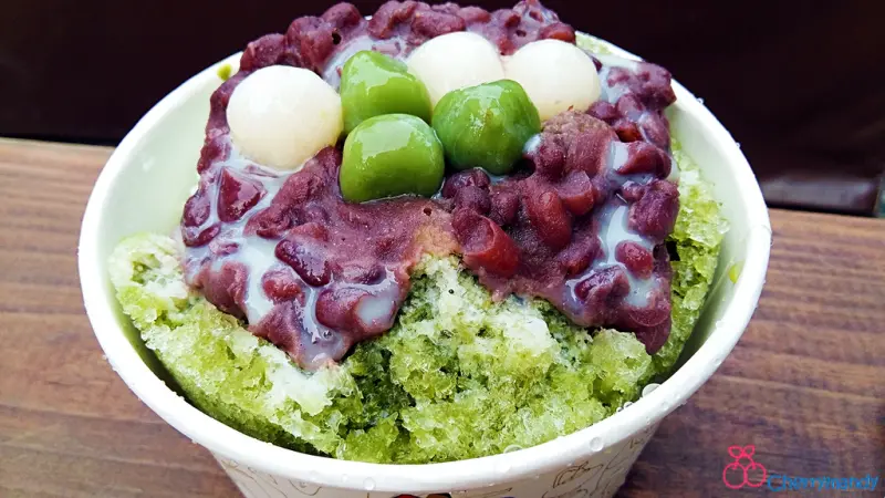 【苗栗南庄】南庄抹茶紅豆冰~*南庄老街夏日透心涼好物*~